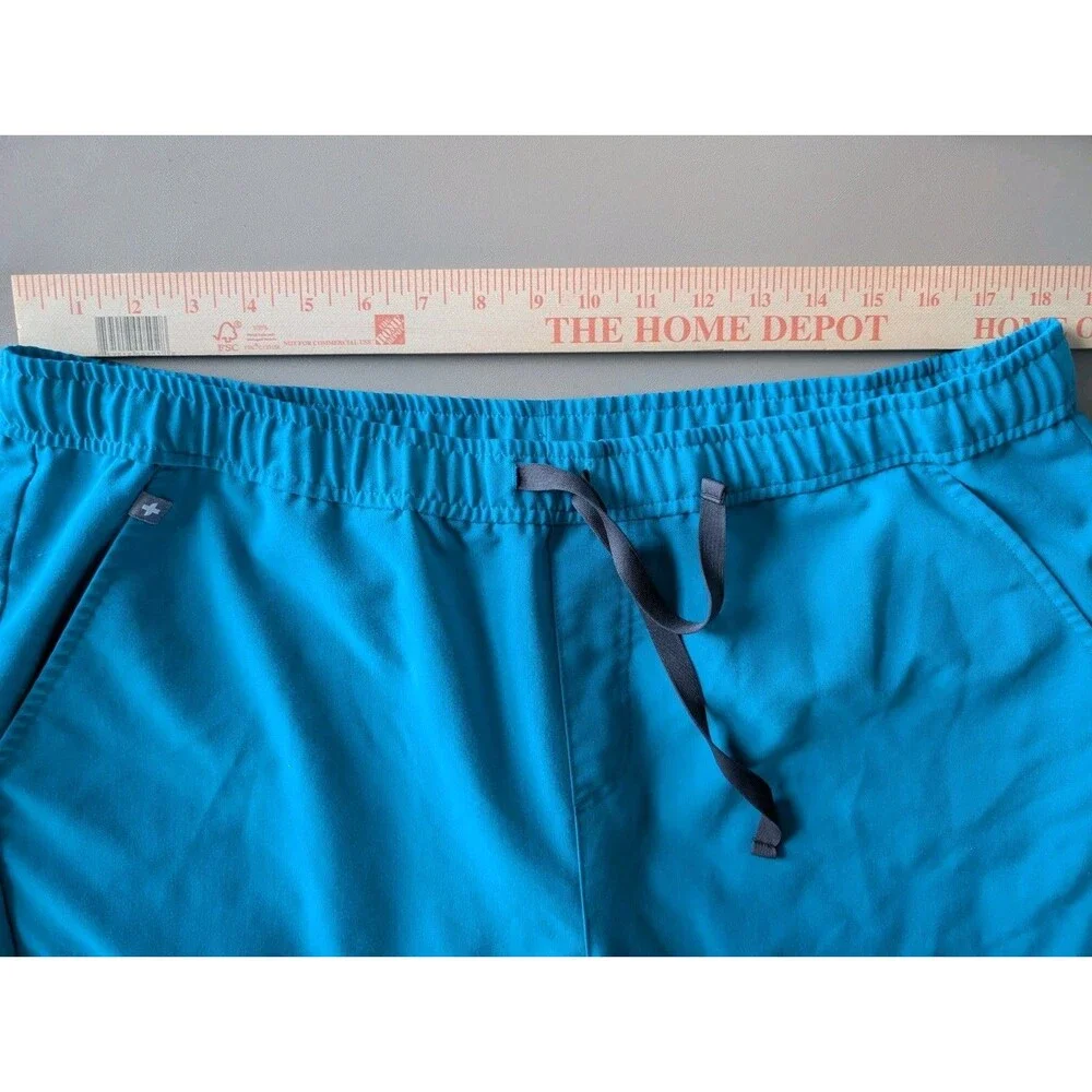 FIGS Technical Collection Zamorra Jogger Scrub Pants Men XXL Blue Teal MXXSW2004